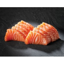 Sashimi tout saumon label...